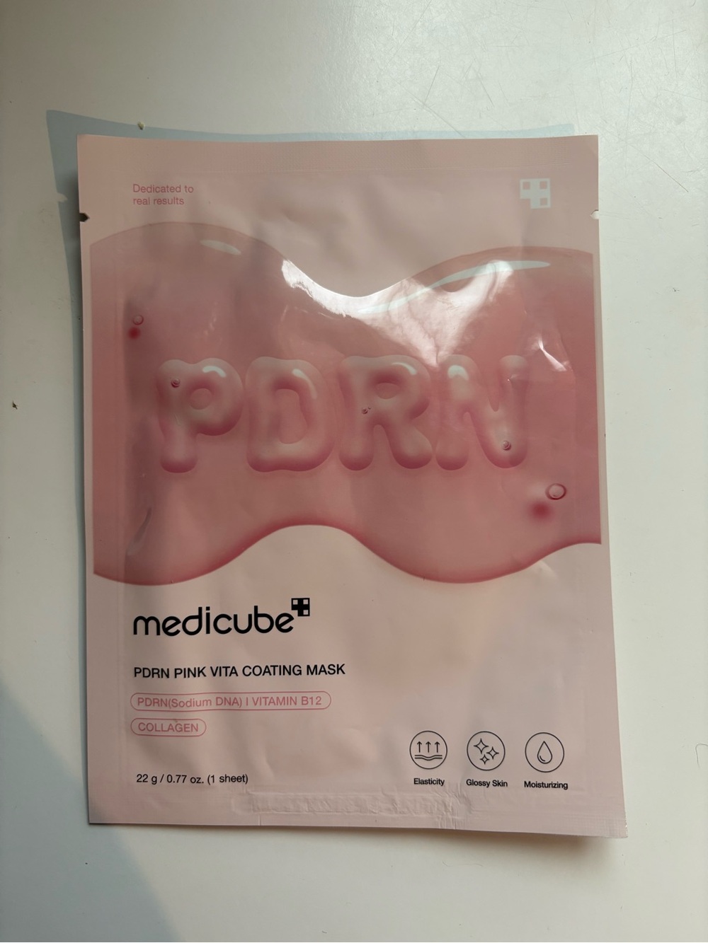 Medicube PDRN Pink Vita Coating Mask — Pink Hydrating Sheet Mask